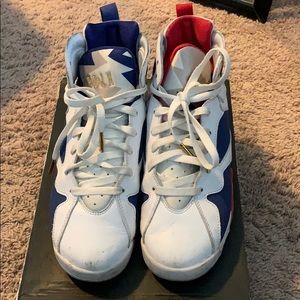 Air Jordan 7 Retro Red, White, & Blue